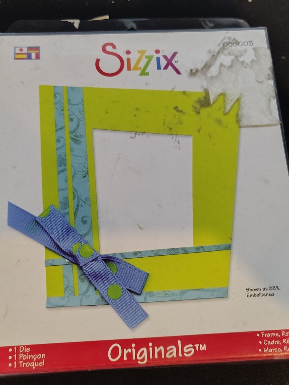Sizzix Kids Accessories Lime & Blue Frame Die-Cut Accent